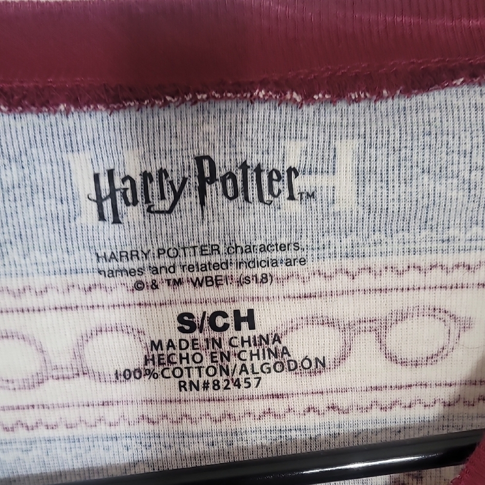Harry Potter Thermal Long Sleeve Shirt Size S Long Sleeve - Picture 6 of 10